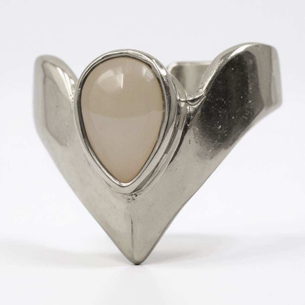 Silver-Plated Adjustable Ring (#10)