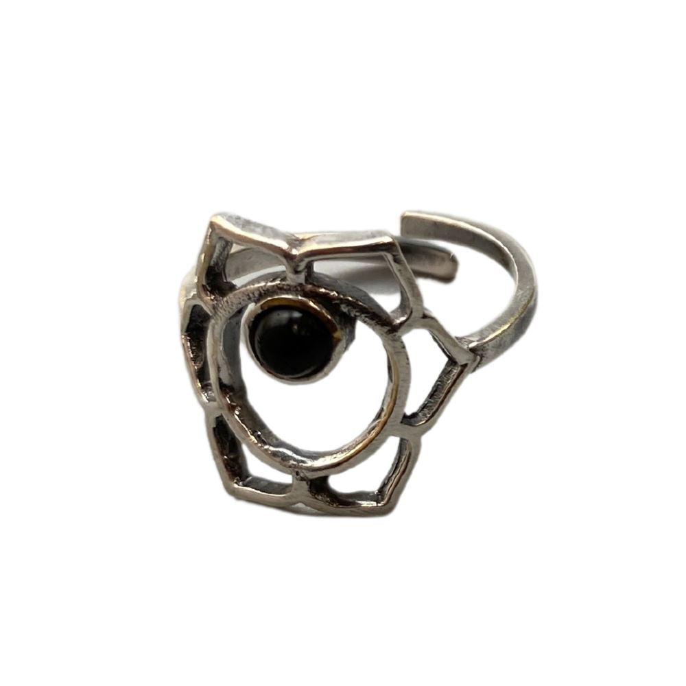 Silver-Plated Adjustable Ring (#20)