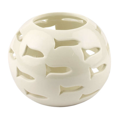 Fish Tealight Holder, Round, 10cm