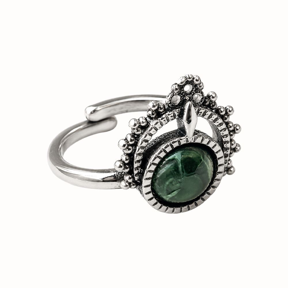Silver-Plated Adjustable Ring (#11)