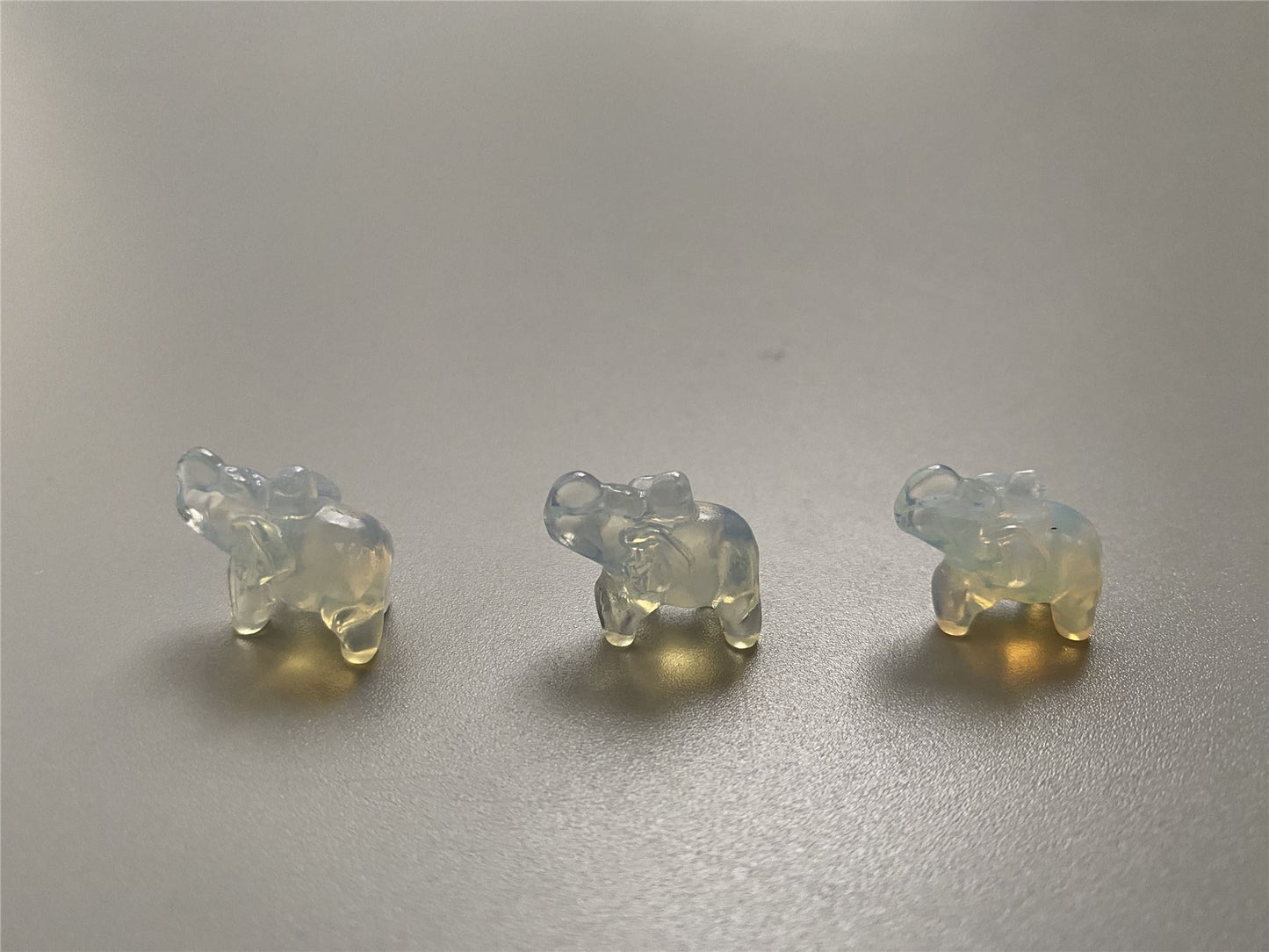 Opalite Mini Elephant, 1.5x1cm