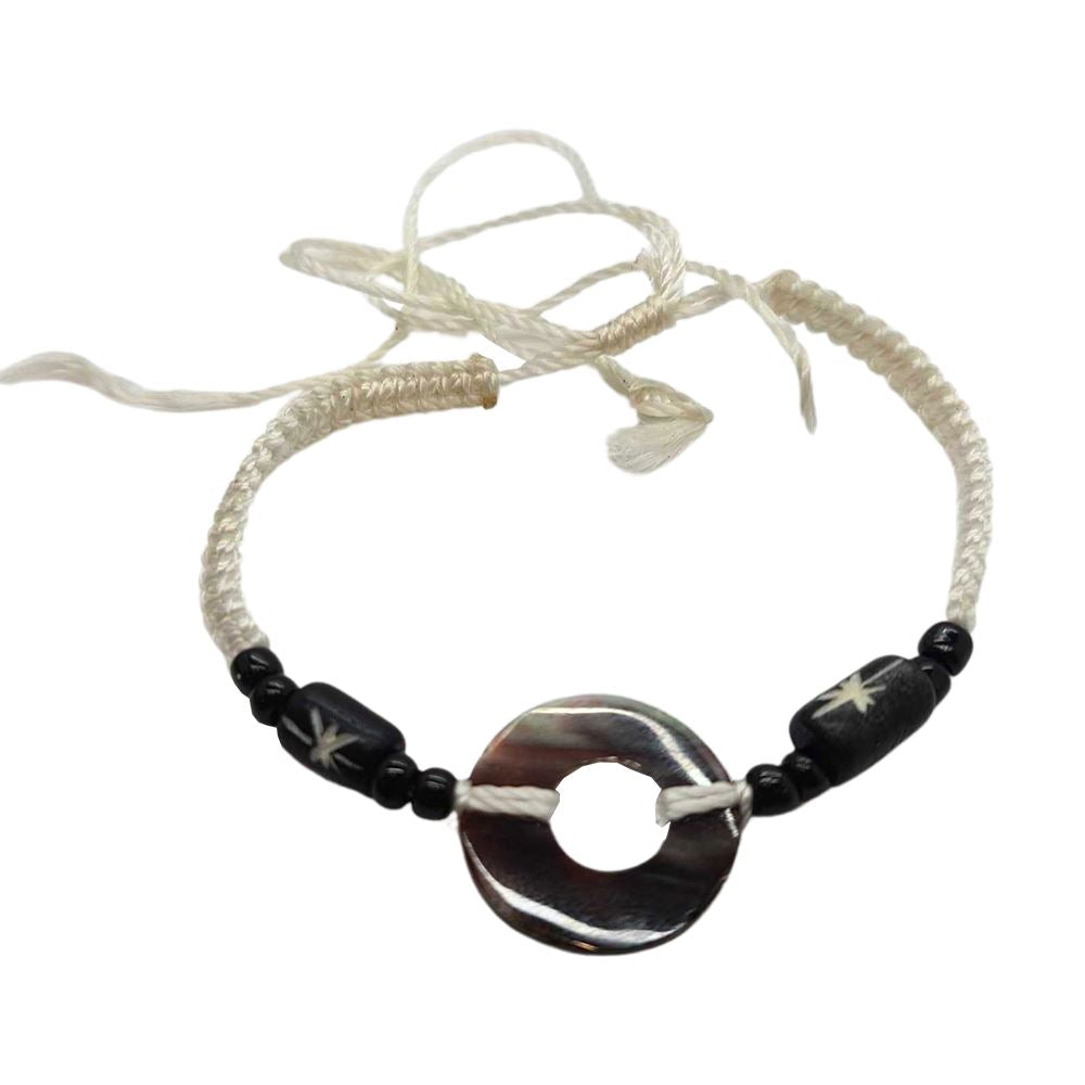 Beach Bracelet, Circle and Beads - image 14