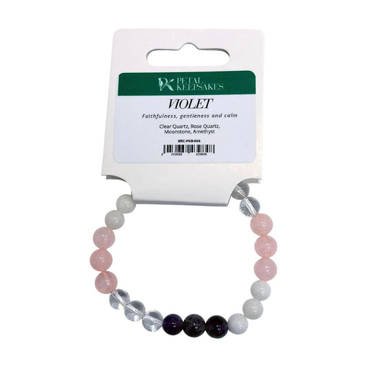 Petal Keepsakes Gemstone Bracelet, Violet - Wholesale UK - Global 1st