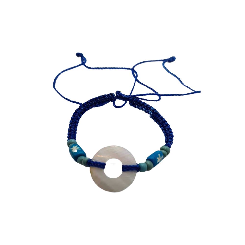 Beach Bracelet, Circle and Beads - image 6