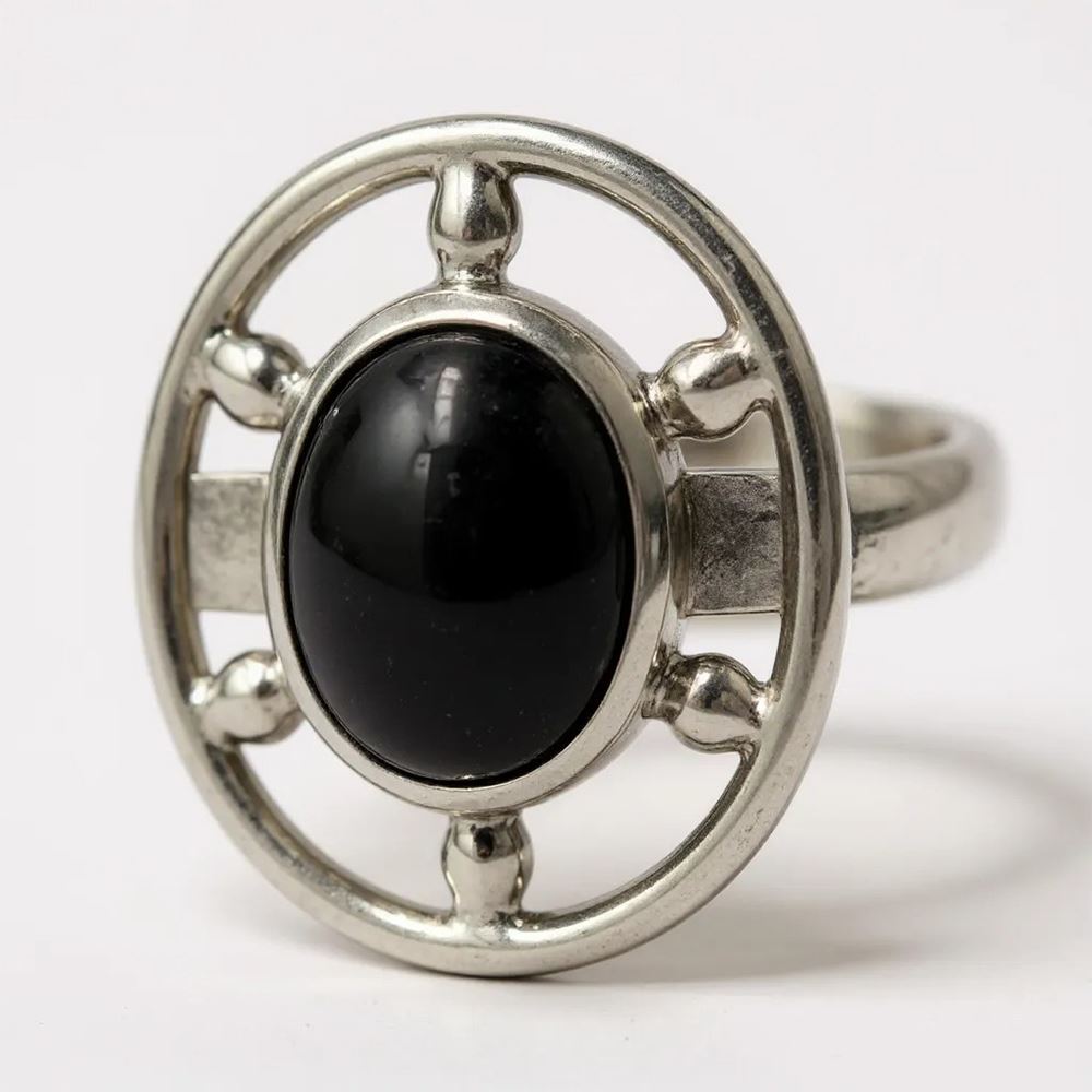 Silver-Plated Adjustable Ring (#13)