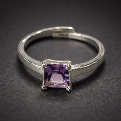 Silver-Plated Adjustable Ring (#33)