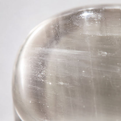 Worry Thumb Stone, Clear Quartz