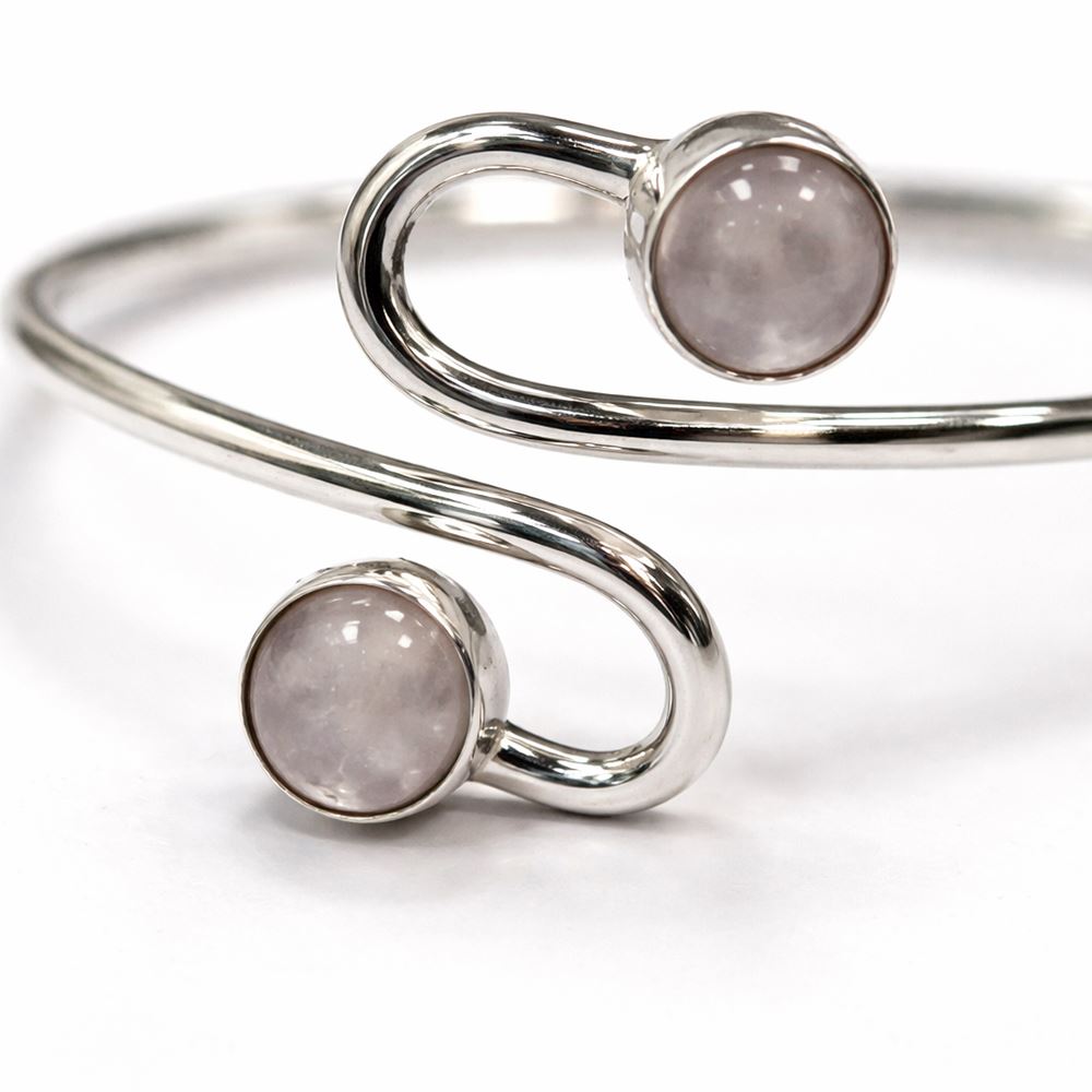 Silver-Plated Adjustable Serpentine Cuff Bangle - image 13