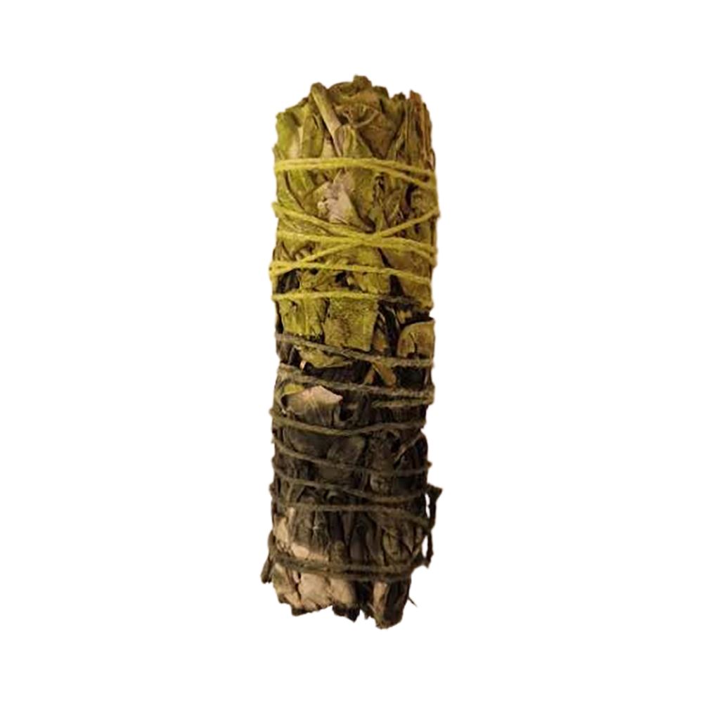 Smudge Stick, Reversible Sage Green & Black, Money 4"