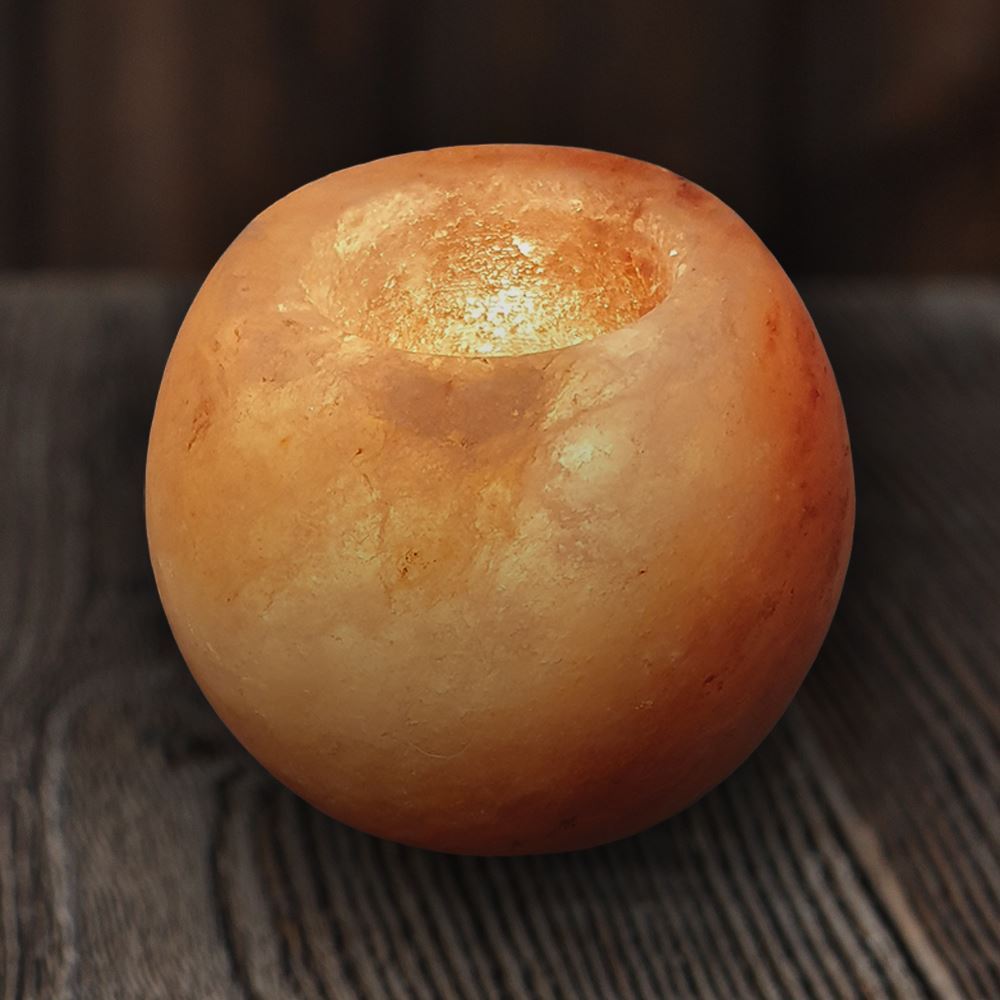 Himalayan Salt Rock Tealight Holder Small