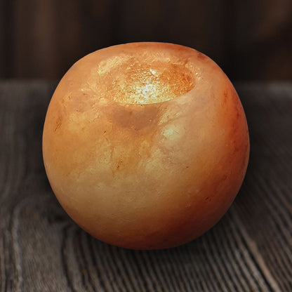 Himalayan Salt Rock Tealight Holder Small