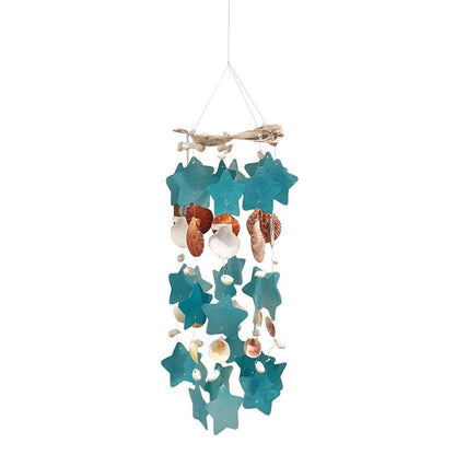 Capiz & Seashell Wind Chime, 55cm Hanging Height