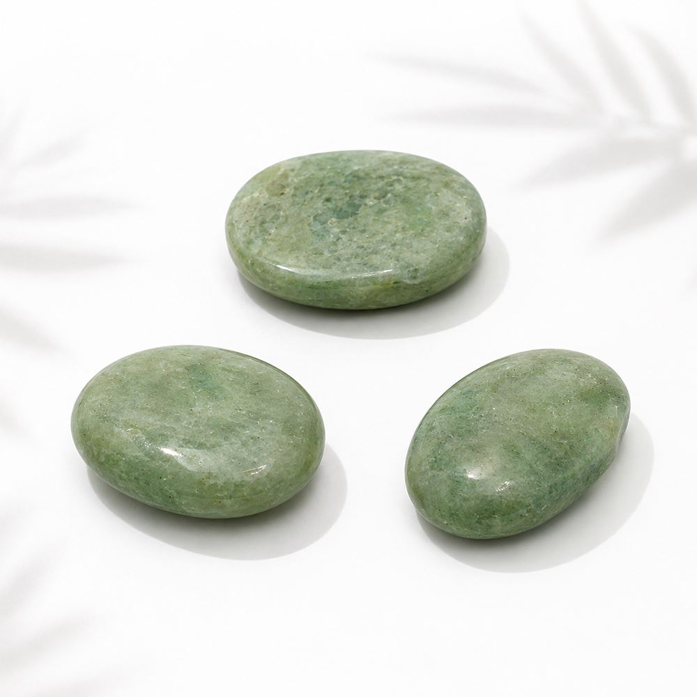 Worry Thumb Stone, Green Aventurine