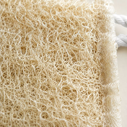 Natural Loofah Rectangular Pouch, 10x9cm