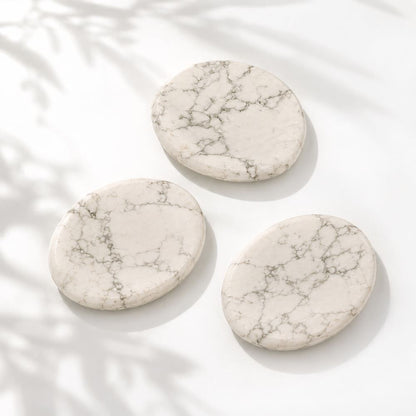 Worry Thumb Stone, Howlite