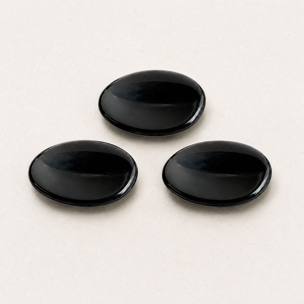 Worry Thumb Stone, Black Obsidian