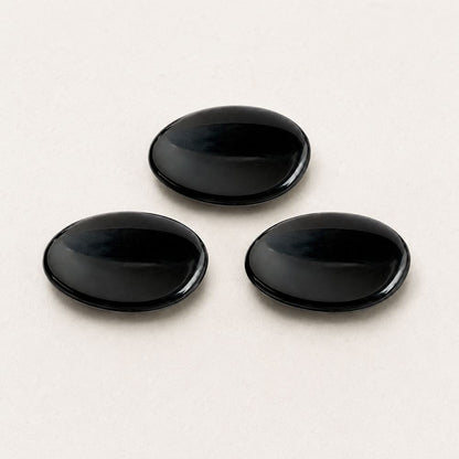 Worry Thumb Stone, Black Obsidian