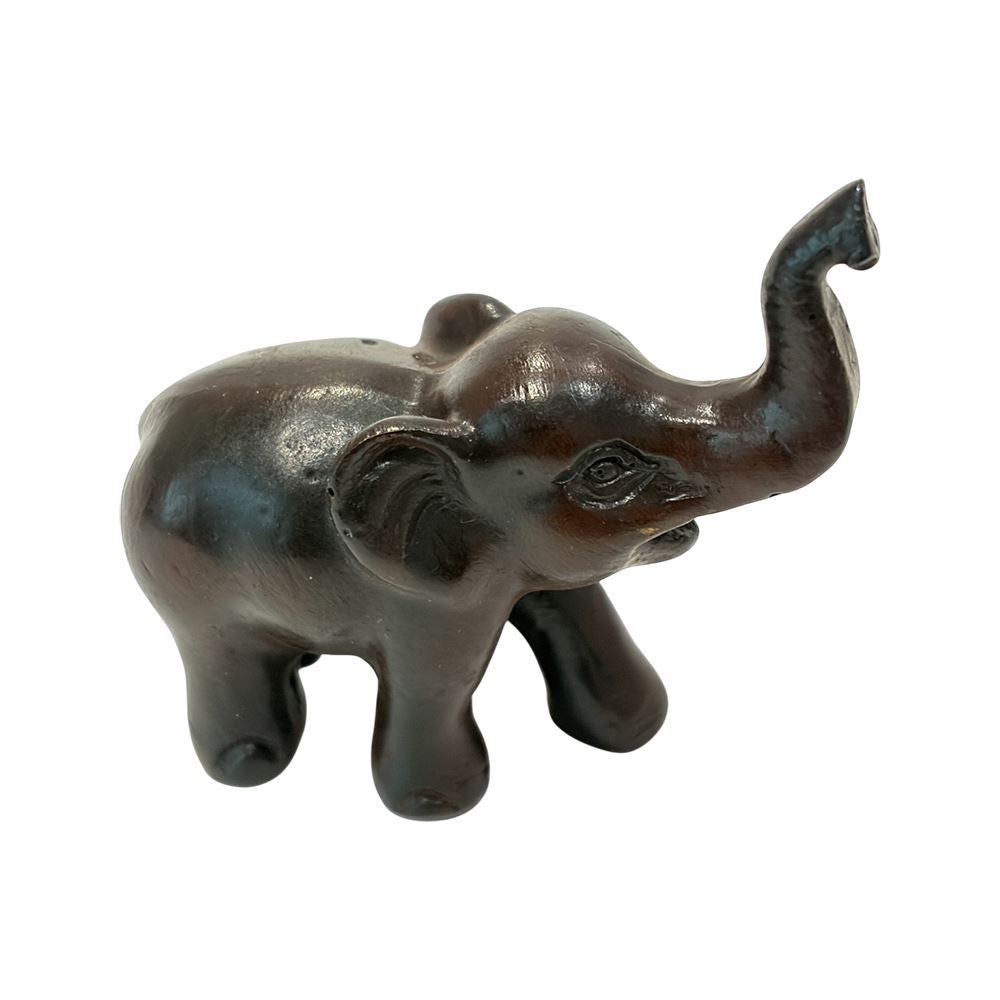 Wooden Elephant Figurine, Assorted Design, 5-6cm