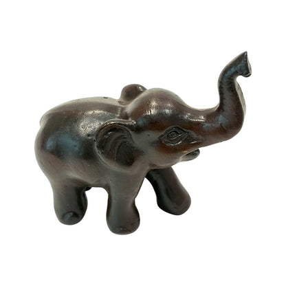 Wooden Elephant Figurine, Assorted Design, 5-6cm