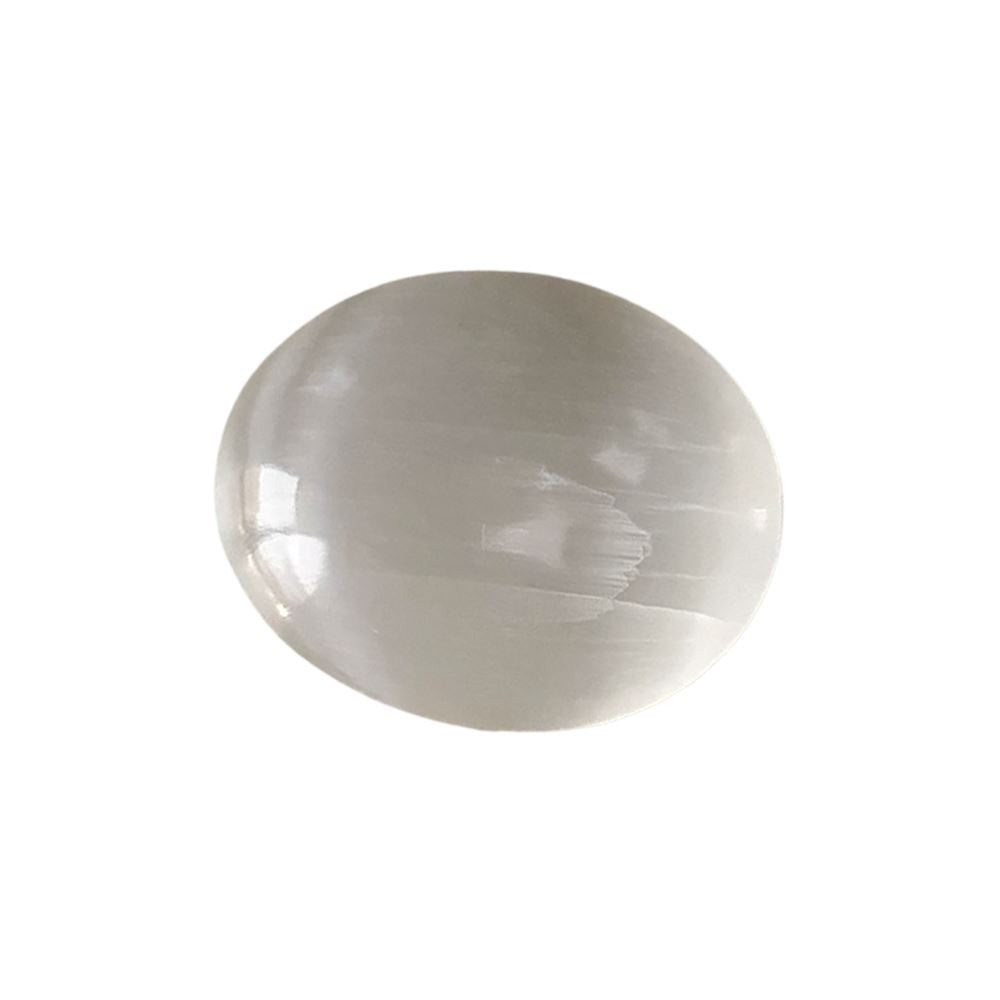 Selenite Palm Stone - image 6