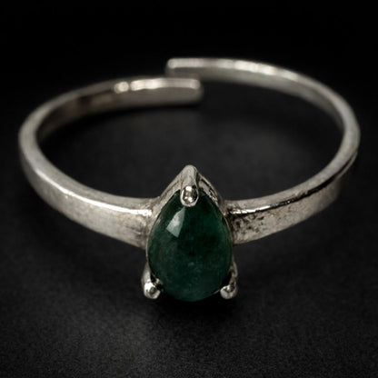 Silver-Plated Adjustable Ring (#35)