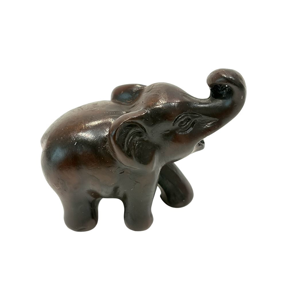 Wooden Elephant Figurine, Assorted Design, 5-6cm