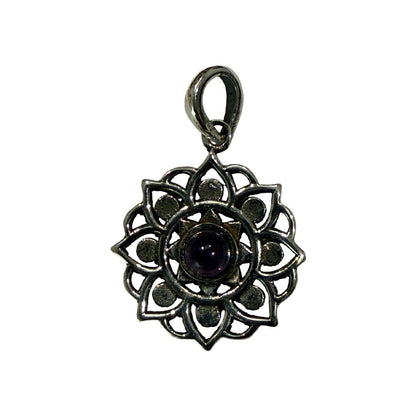 Silver-Plated Pendant (without Chain) (#08), 2x2cm