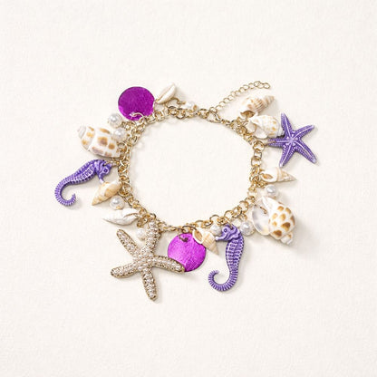 Ocean Charms Chain Bracelet, Assorted Colour