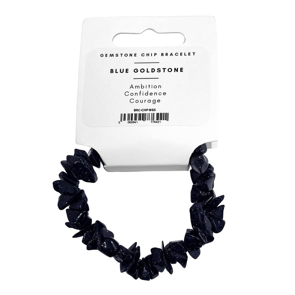 Gemstone Chip Stretch Bracelet