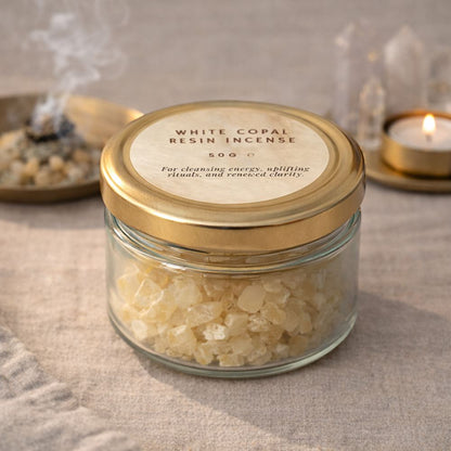 Resin Incense, 50g, White Copal