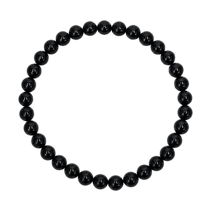 AAA Crystal Bracelet, 6mm, Black Tourmaline