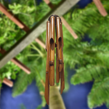 Bamboo Wind Chimes Wooden Chimes Hanging Garden Decoration