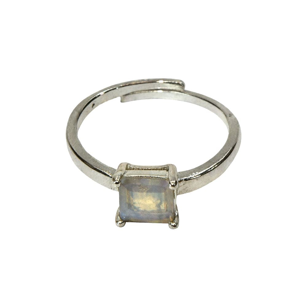 Silver-Plated Adjustable Ring (#33)