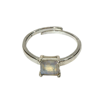 Silver-Plated Adjustable Ring (#33)