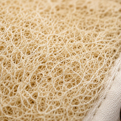 Natural Loofah with Wooden Handle, Medium, 41x8cm