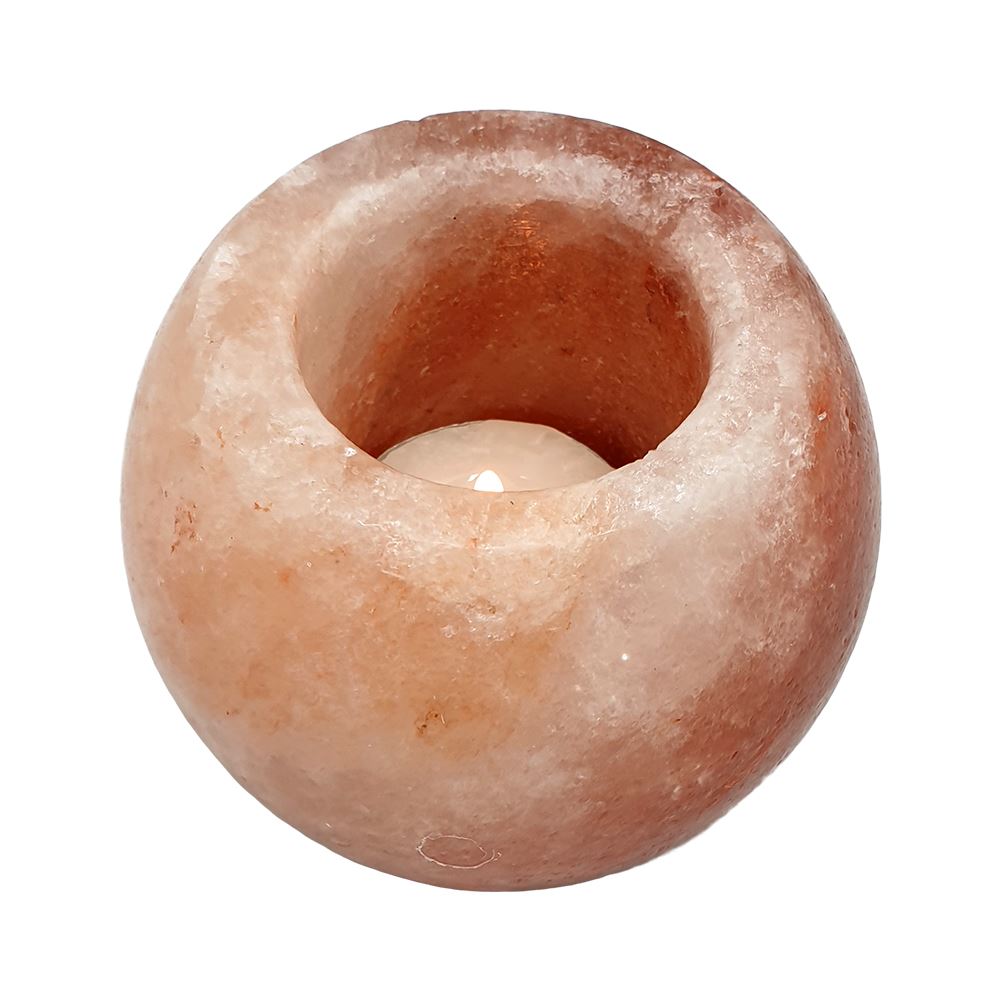 Himalayan Salt Rock Tealight Holder Small