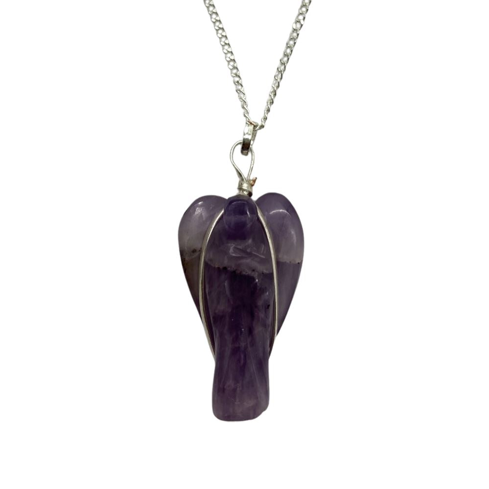 Crystal Angel Pendant with Silver Chain, 3-4cm - image 18