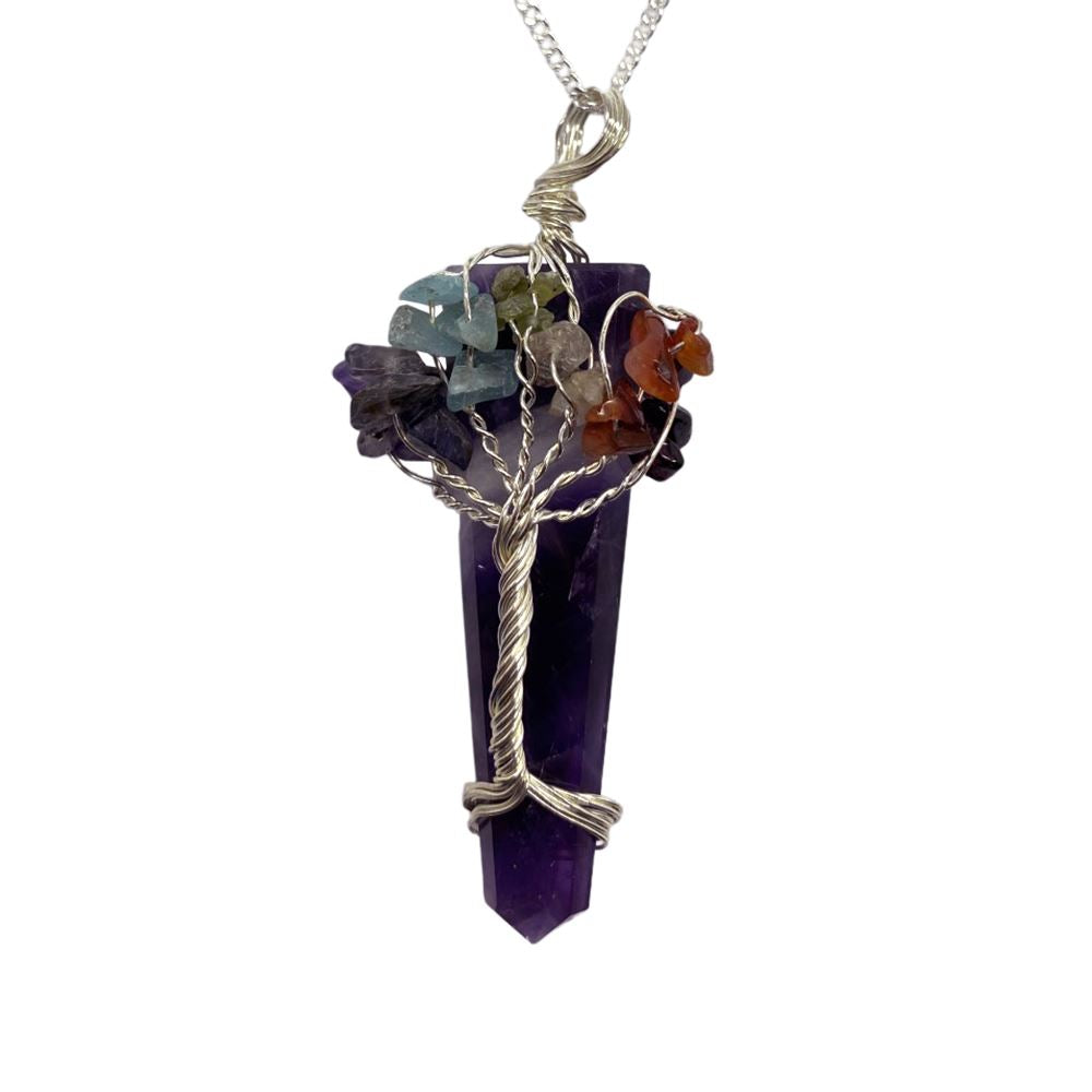 Tree of Life 7 Chakra Pendant - image 14