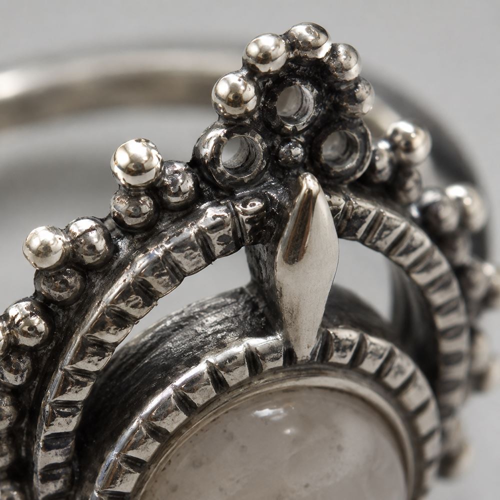Silver-Plated Adjustable Ring (#11)