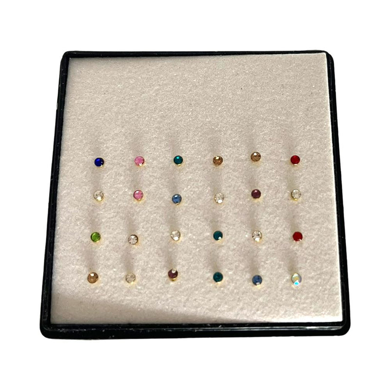Nose Ring Collection Box, 24 Pieces