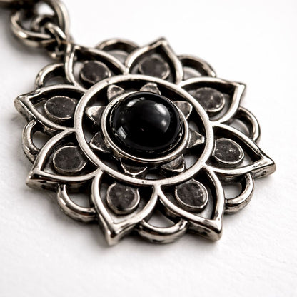 Silver-Plated Pendant (without Chain) (#08), 2x2cm