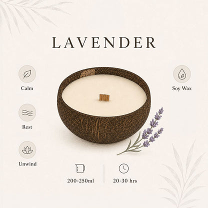 Coconut Shell Candle with Essential Oil - image 4