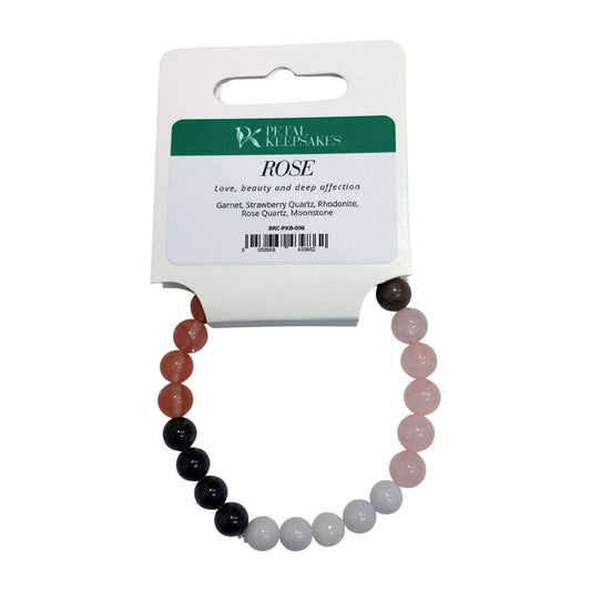 Petal Keepsakes Gemstone Bracelet, Rose - Wholesale UK - Global 1st