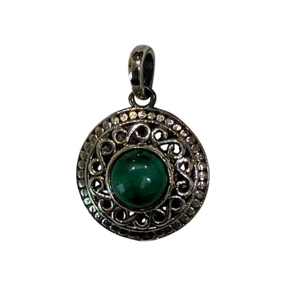 Silver-Plated Pendant (without Chain) (#03), 2x2cm