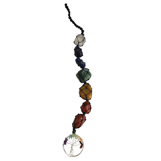 Chakra Hanging with Tree of Life Pendant, 30mm