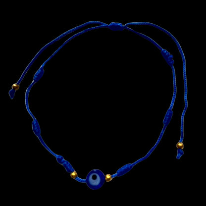 Evil Eye Seven-Knot Thread Braided Bracelet