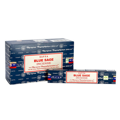 Premium Satya Incense Sticks, 12 Packs x 15g