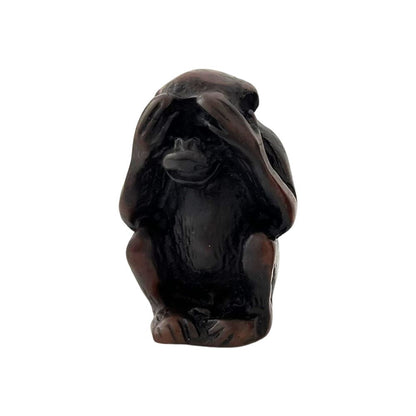 See No Evil Monkey Figurine, 4cm