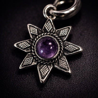 Silver-Plated Pendant (without Chain) (#04), 1.5x1.5cm