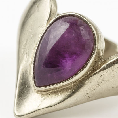 Silver-Plated Adjustable Ring (#10)